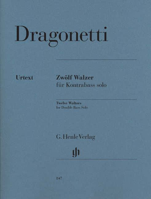 Dragonetti D. - Twelve Waltzes For Double Bass Solo