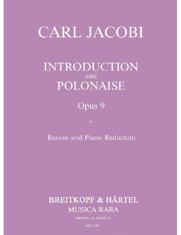 Jacobi - Introduktion Und Polonaise Op. 9 - Bassoon et Piano