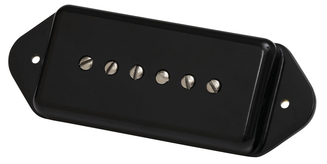 P-90 Dogear Underwound Black Cover