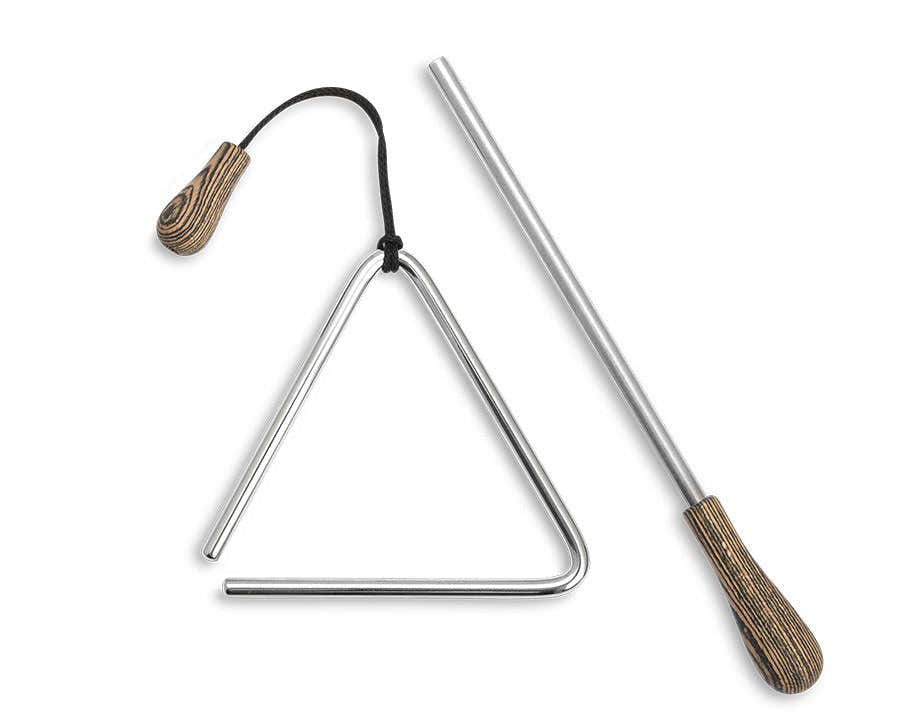 Triangle En Acier 10CM + Baguette