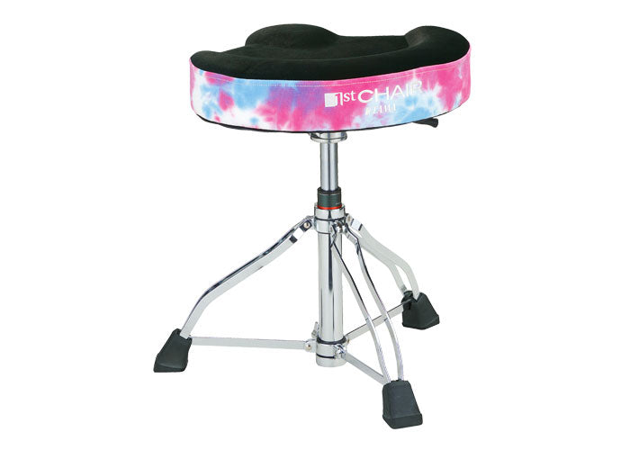 HT550TDPS Drumkruk 1ST Chair Glide Rider Fluorescent Pink Sky Seat