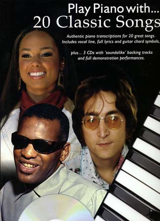 Play Piano With - 20 Classic Songs + 3 CDS