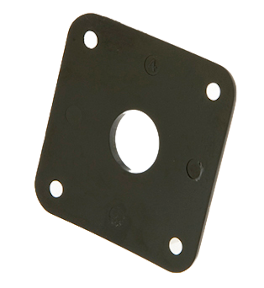 Pièces Detachees Plastic Jack Plate Black