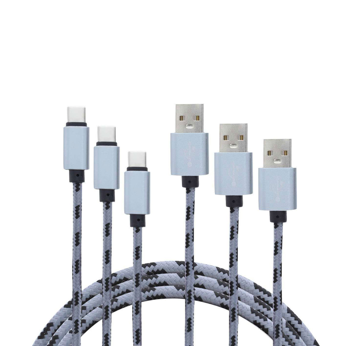 Yourban USBA-miUSB Pa - Pack 3 Câbles USB / Micro USB BL