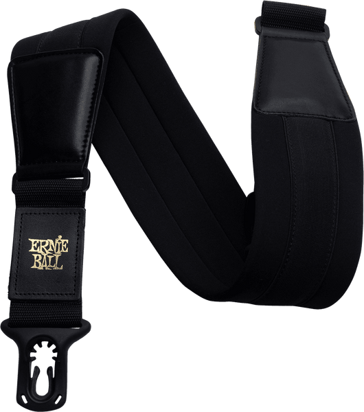 Ernie Ball WIDE BLACK POLYLOCK NEOPRENE STRAP