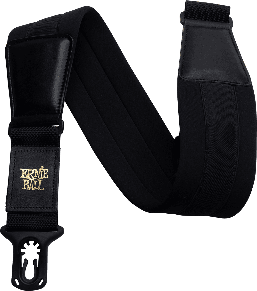 Ernie Ball Sangle Noire Polylock Neoprene Large