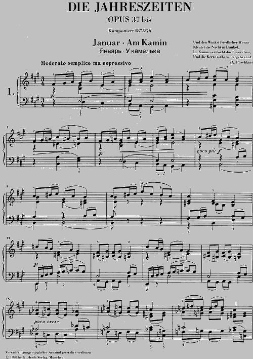 Tchaikovsky P.i. - The Seasons Op. 37bis