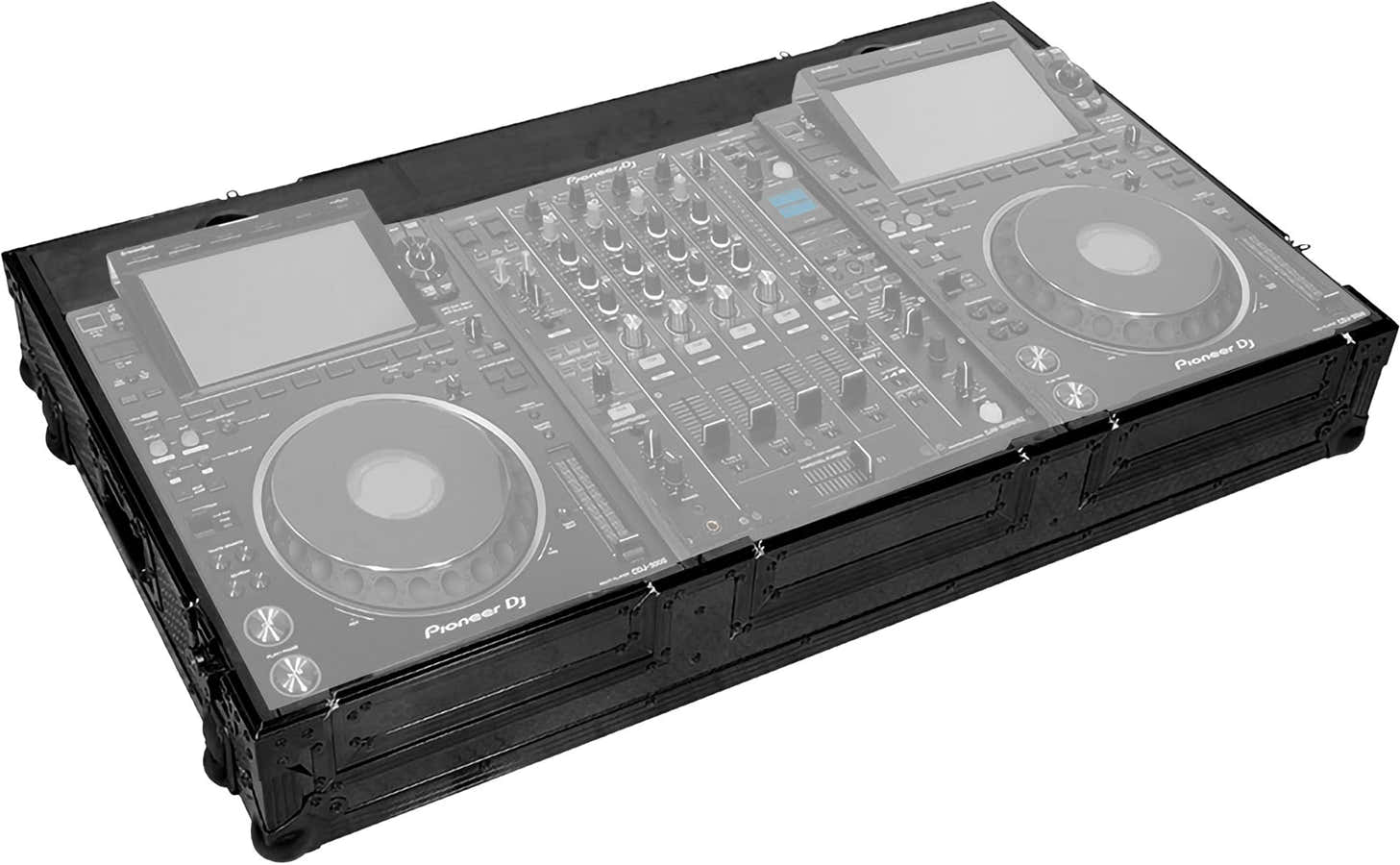 Flight DJ-console CDJ-3000 / DJM-900 Zwart