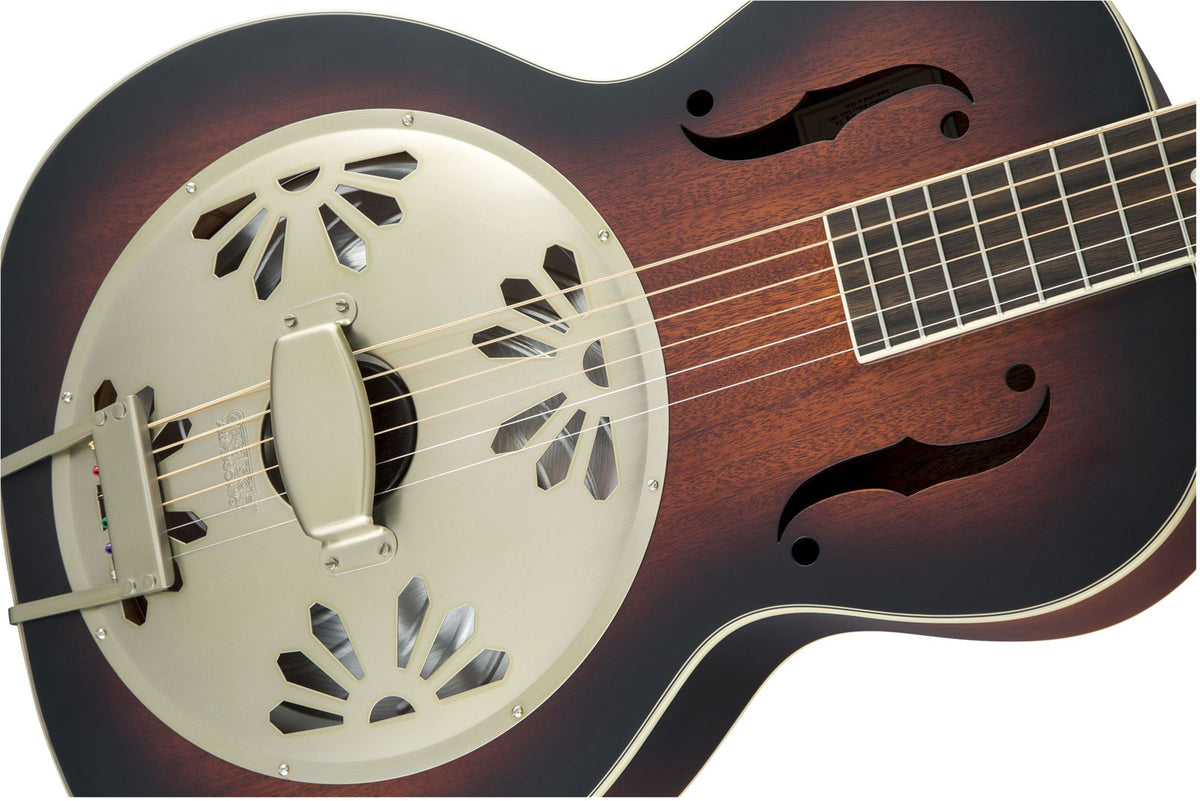 G9240 Alligator Round-Neck Biscuit Cone Resonator 2-Color Sunburst
