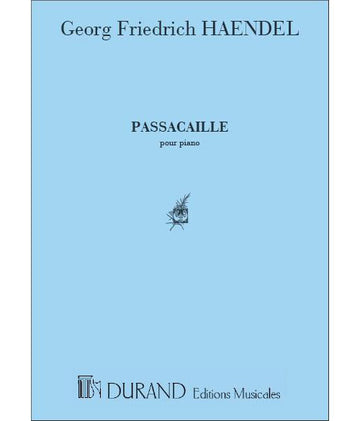 HAENDEL - PASSACAILLE - PIANO