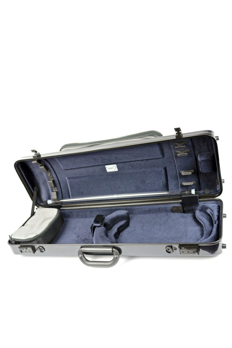 Étui Violon 4/4 Hightech + Poche - Noir Carbone