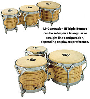 LP202-aw - Bongos Generation III Triple