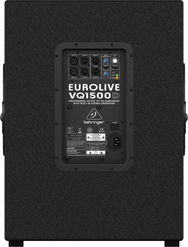VQ1500D Actieve luidspreker 500 W 15"
