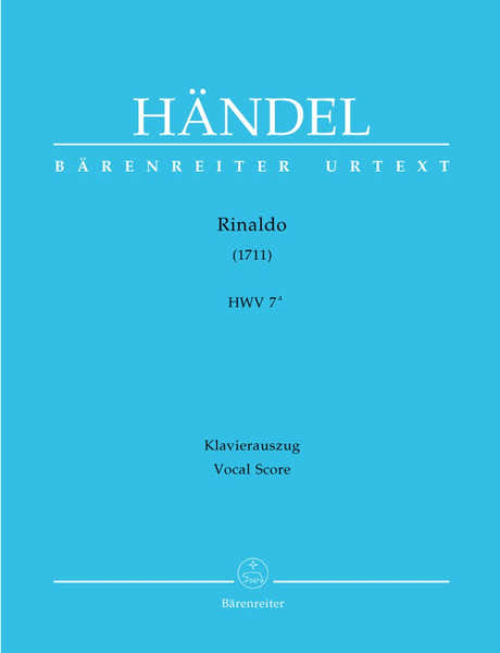Handel G.F. - Rinaldo HWV 7a - Reduction Piano