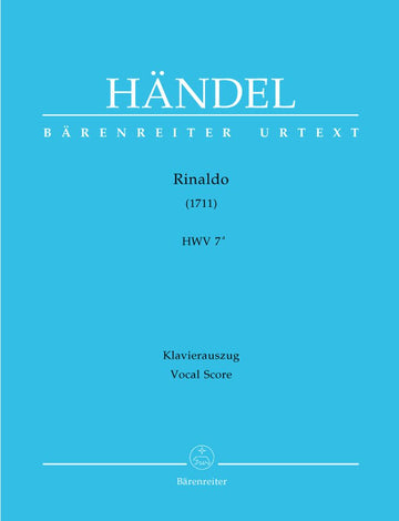 Handel G.F. - Rinaldo HWV 7a - Reduction Piano