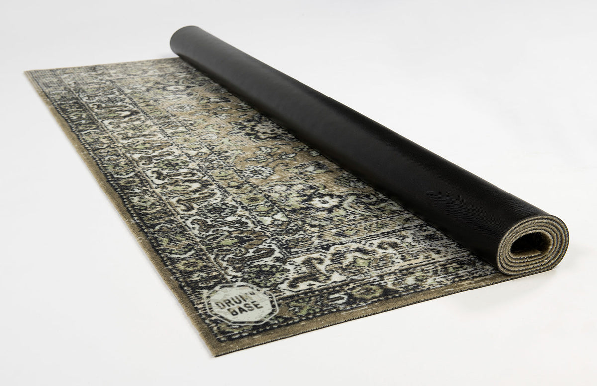 Tapis Vintage Persian 1.85 X 1.60M Antidérapant - Green