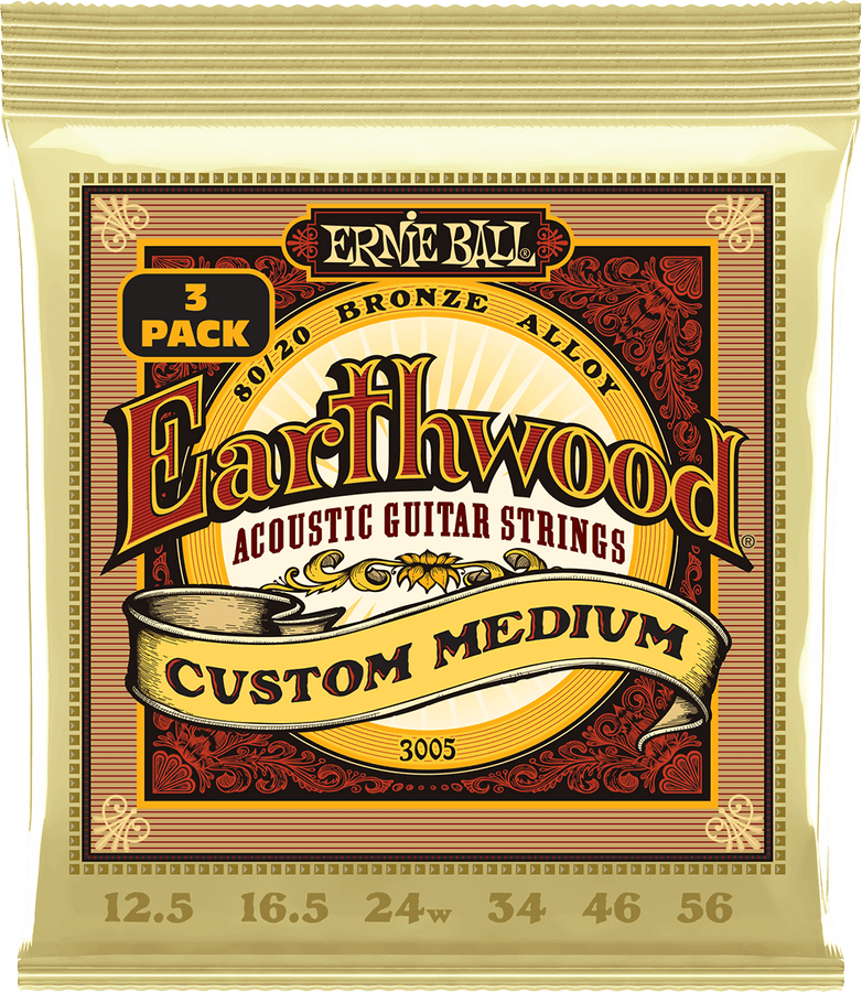3005 Earthwood 80/20 Custom Medium 12,5-56 Pack De 3