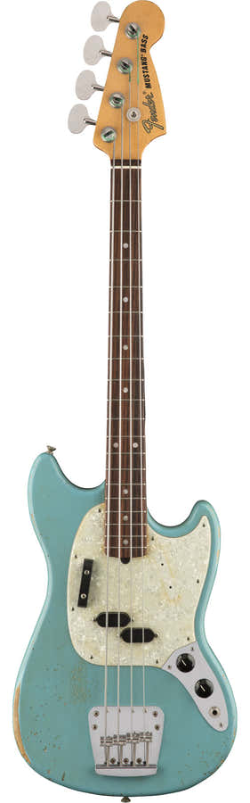 Mustang Bass Signature Jmj RW Faded Daphne Blue