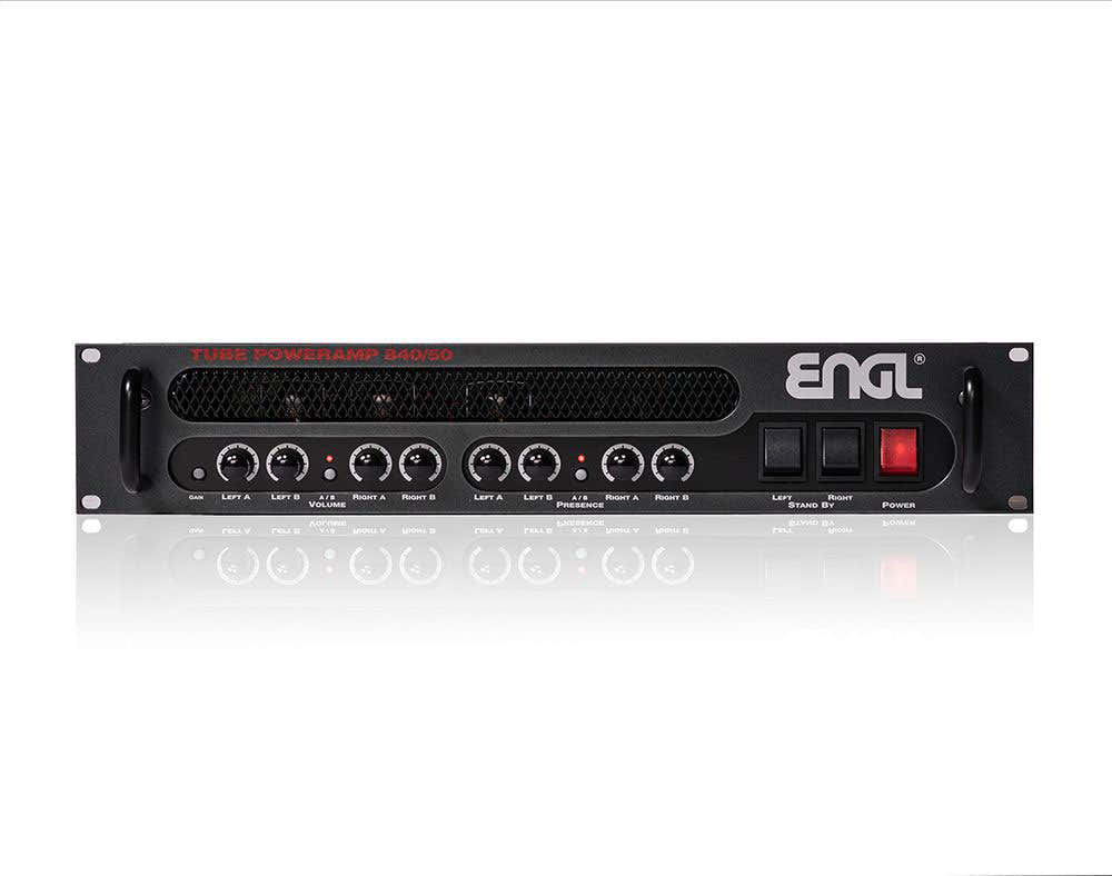 E 840 Tube Poweramp 840/50 2X50W Lampes Rack 2U