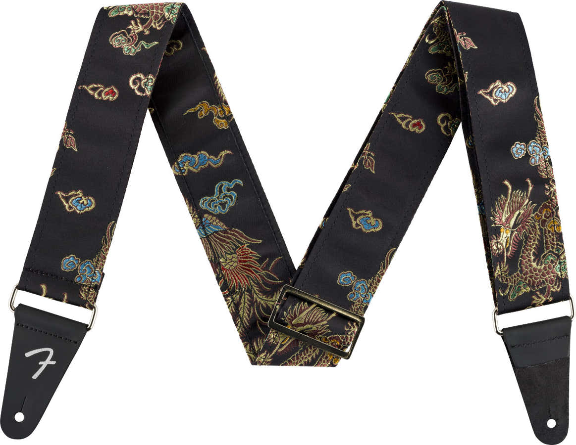 Satin Dragon Strap Black
