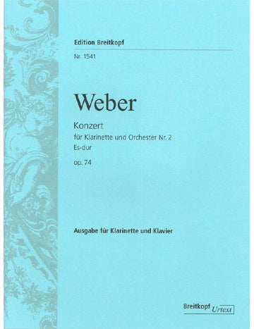Weber - Clarinette Concerto No. 2 In Eb Major Op. 74 - Clarinette et Piano