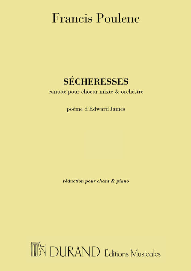 Poulenc F. - Droogtes - Zang en Piano