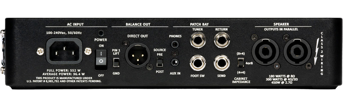 FUSION 500 BASS AMP HEAD