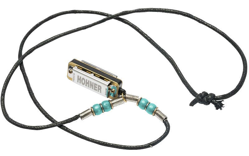 Mini Harp Ketting Turquoise - 4 Gaten