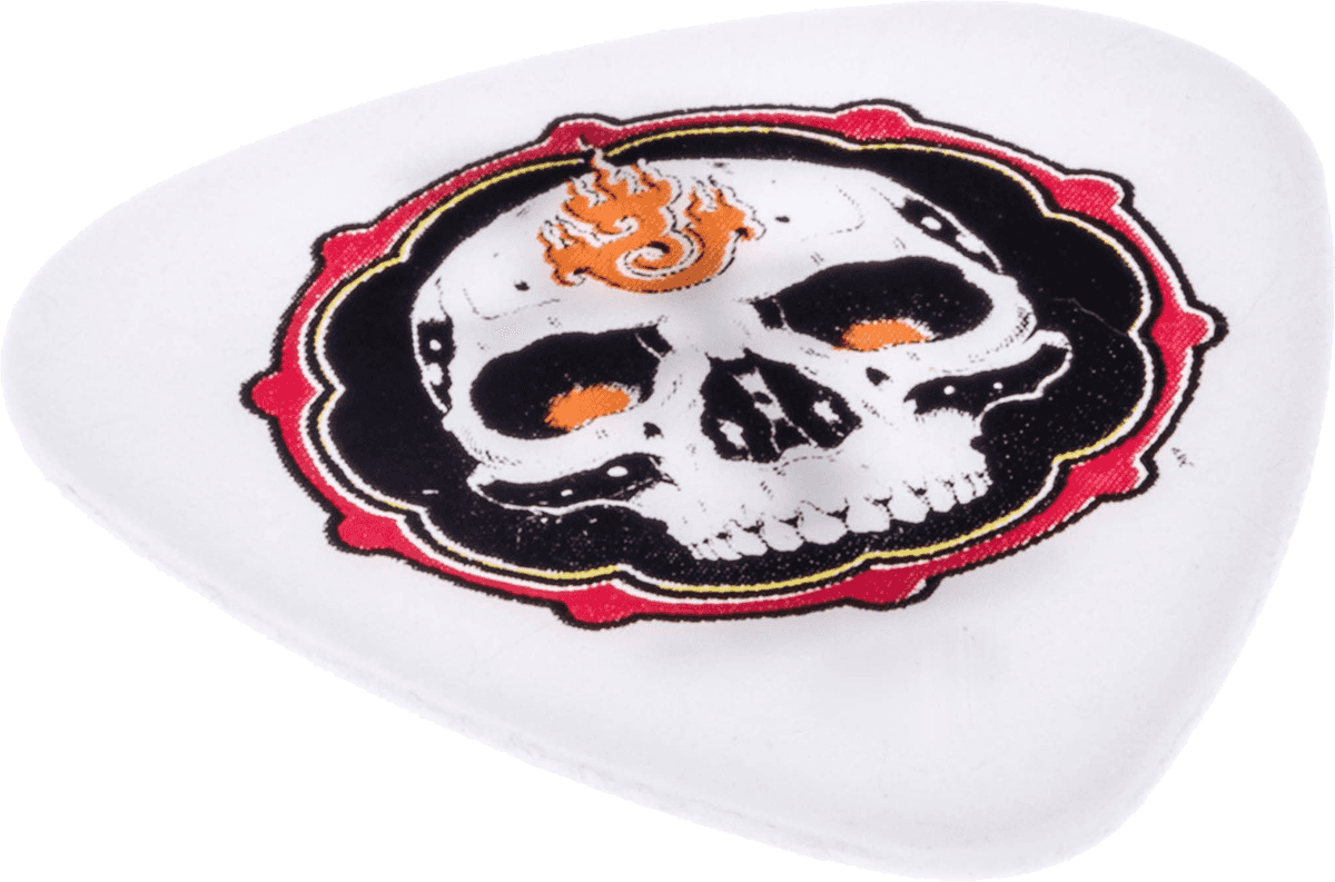 36 x 0,60mm Blackline II Alan Forbes Flame Skull White