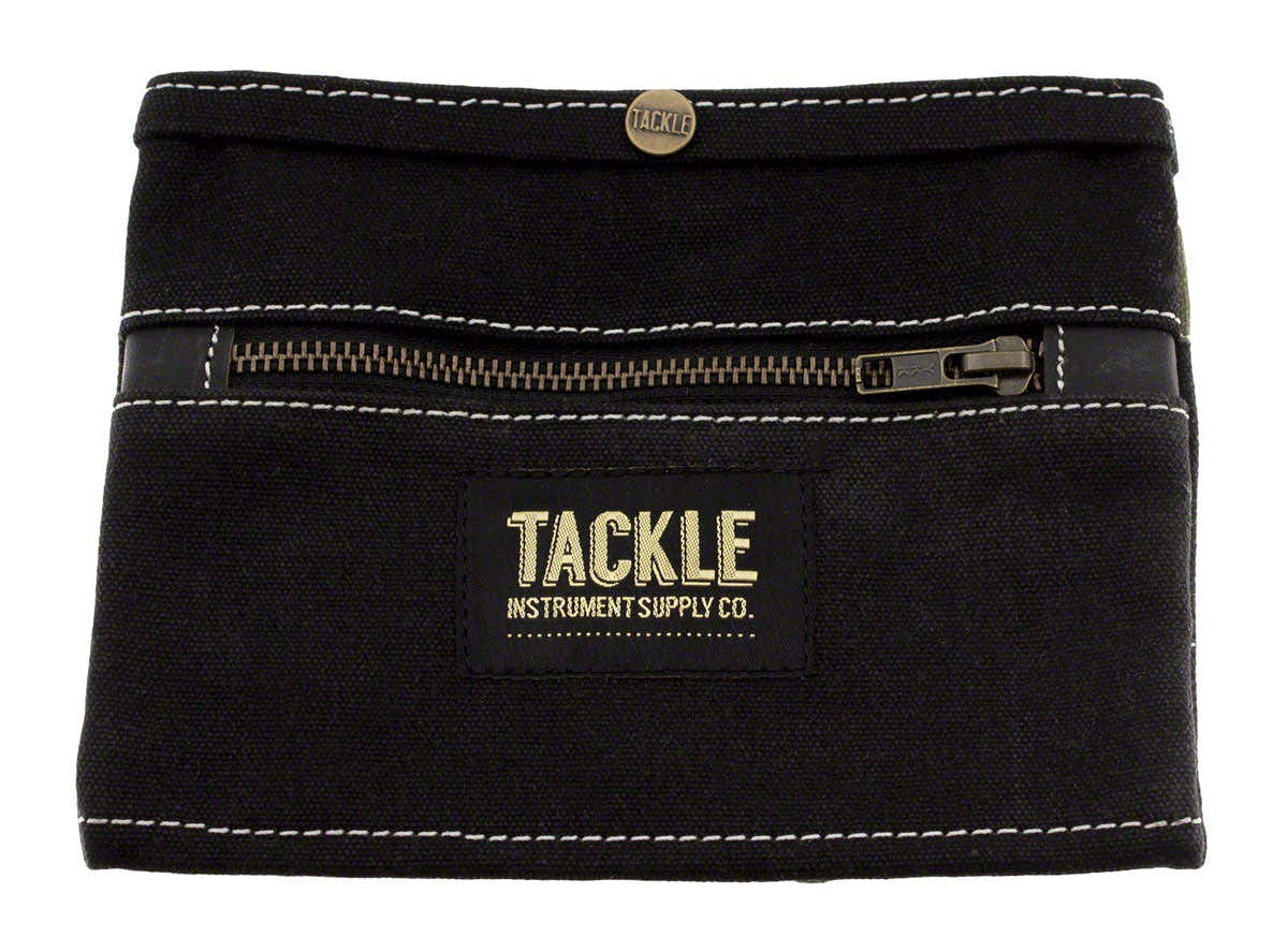 Etui van Gewaxte Canvas - Zwart