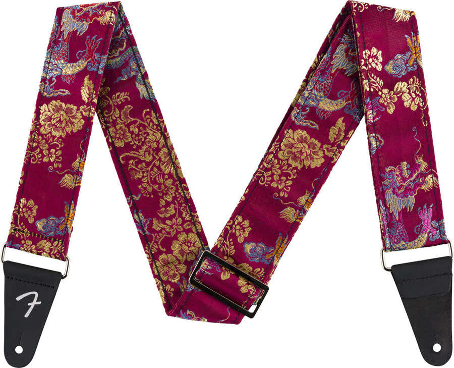 Satin Dragon Strap Wine