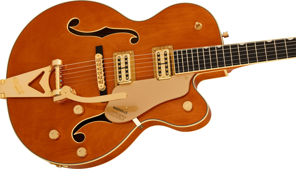 Synchromatic Nashville Hollow Body with Bigsby EBO 50's Orange Stain