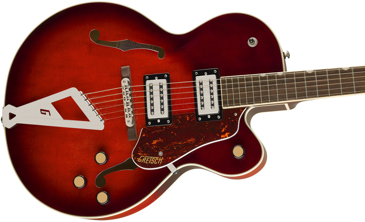 G2420 Streamliner Hollow Body With Chromatic Ii LRL Claret Burst