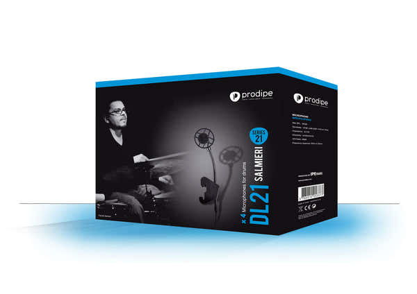 Prodipe DL21 Salmieri Drums - Pack De 4 Micros