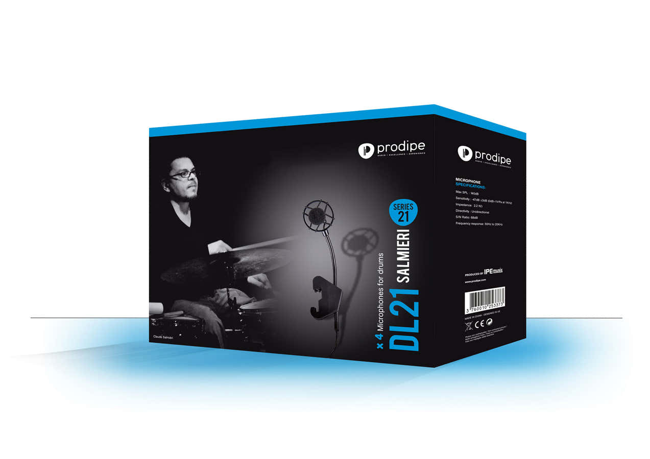 DL21 Salmieri Drums - Pack De 4 Micros