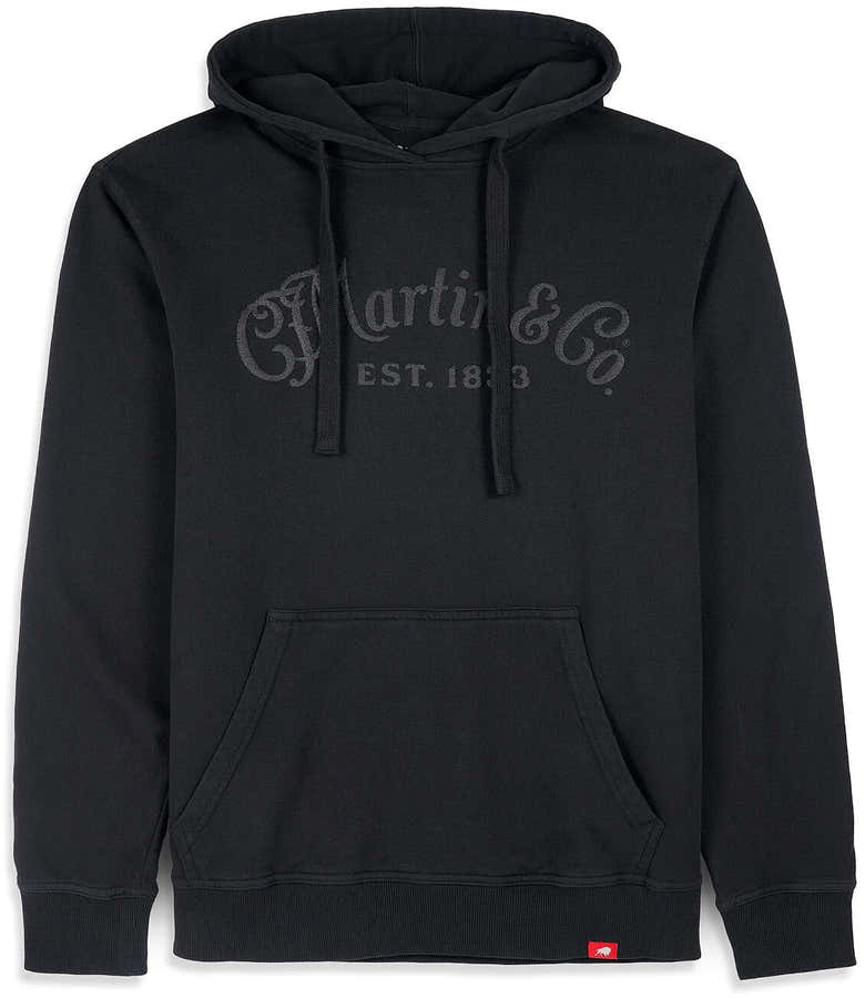 Sweat à capuche Tone-on-Tone Noir M