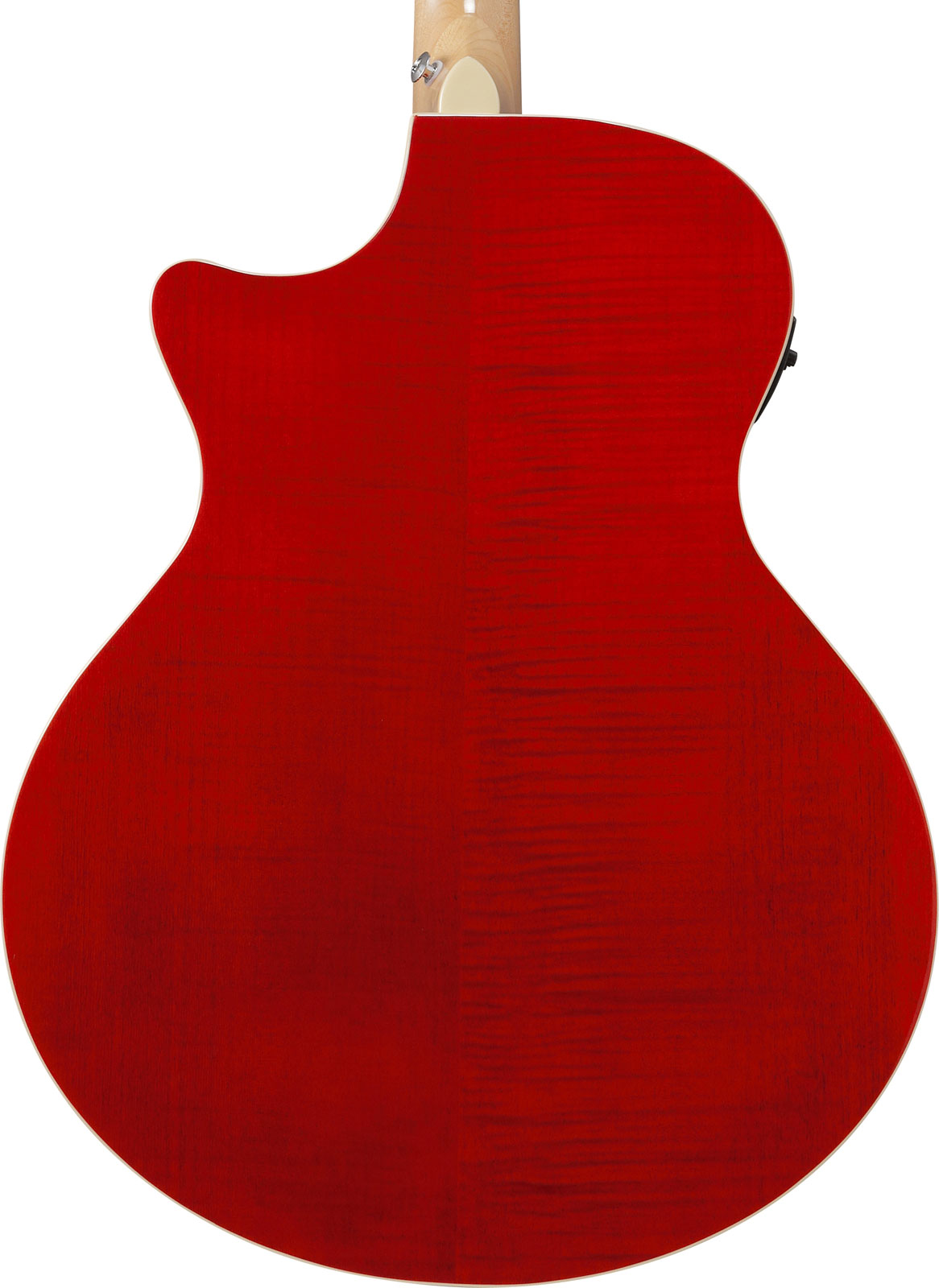 Ae170-Ntr Natural High Gloss Top Transparent Red High Gloss Back And Sides