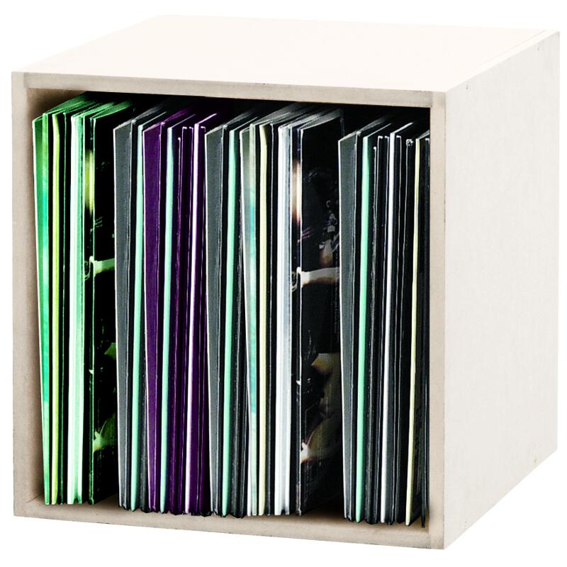 Glorious Dj Record Box Blanc 110 Vinyles