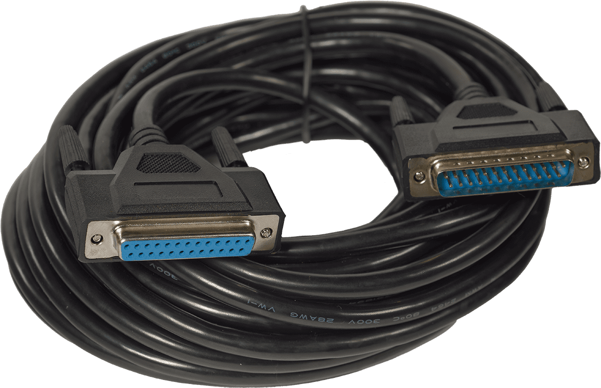 Kabel Zwart ILDA 10 Meter voor Lasers