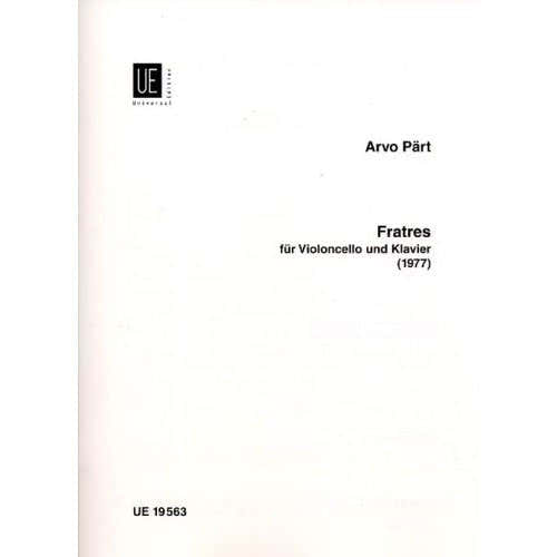 PöRT - Fratres - Violoncelle et Piano