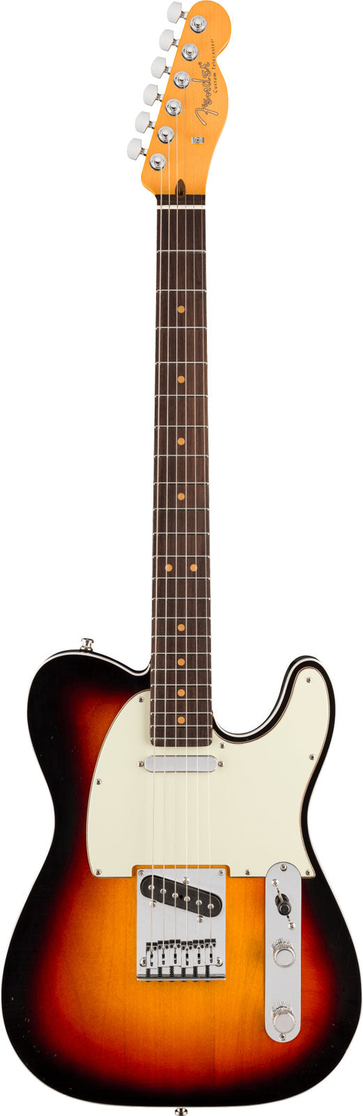 Fender Telecaster '60s Custom American Ultra Luxe Vintage RW 3 kleurige sunburst