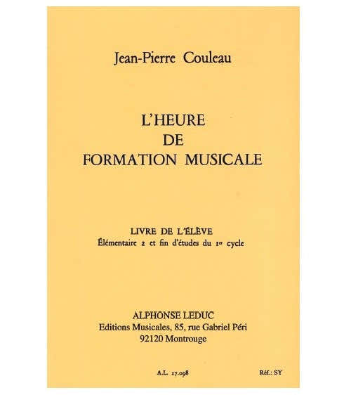 L'heure de formation musicale - Elem. 2 - Leerling