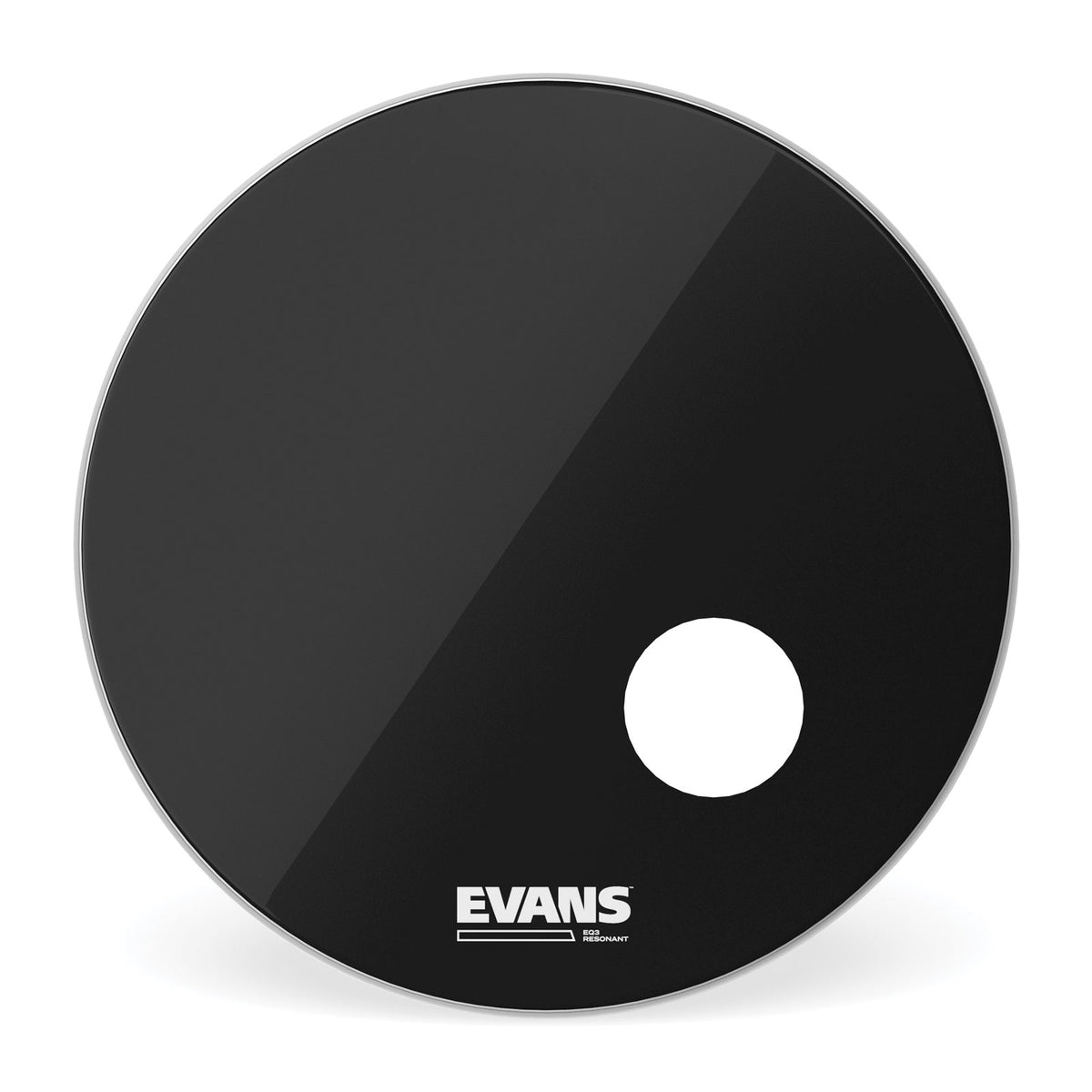 Evans BD22RB - Peau De Resonnance EQ3 - Noire 22"