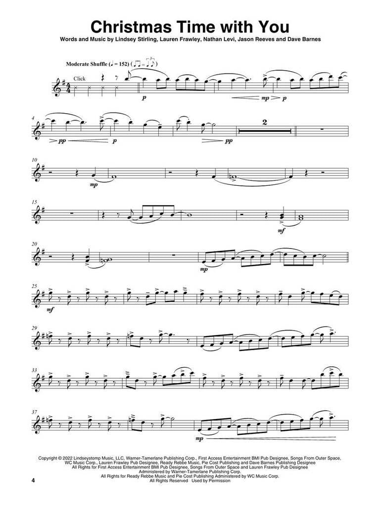 Violin Play Along Vol.82 - Lindsey Stirling - Snow Waltz