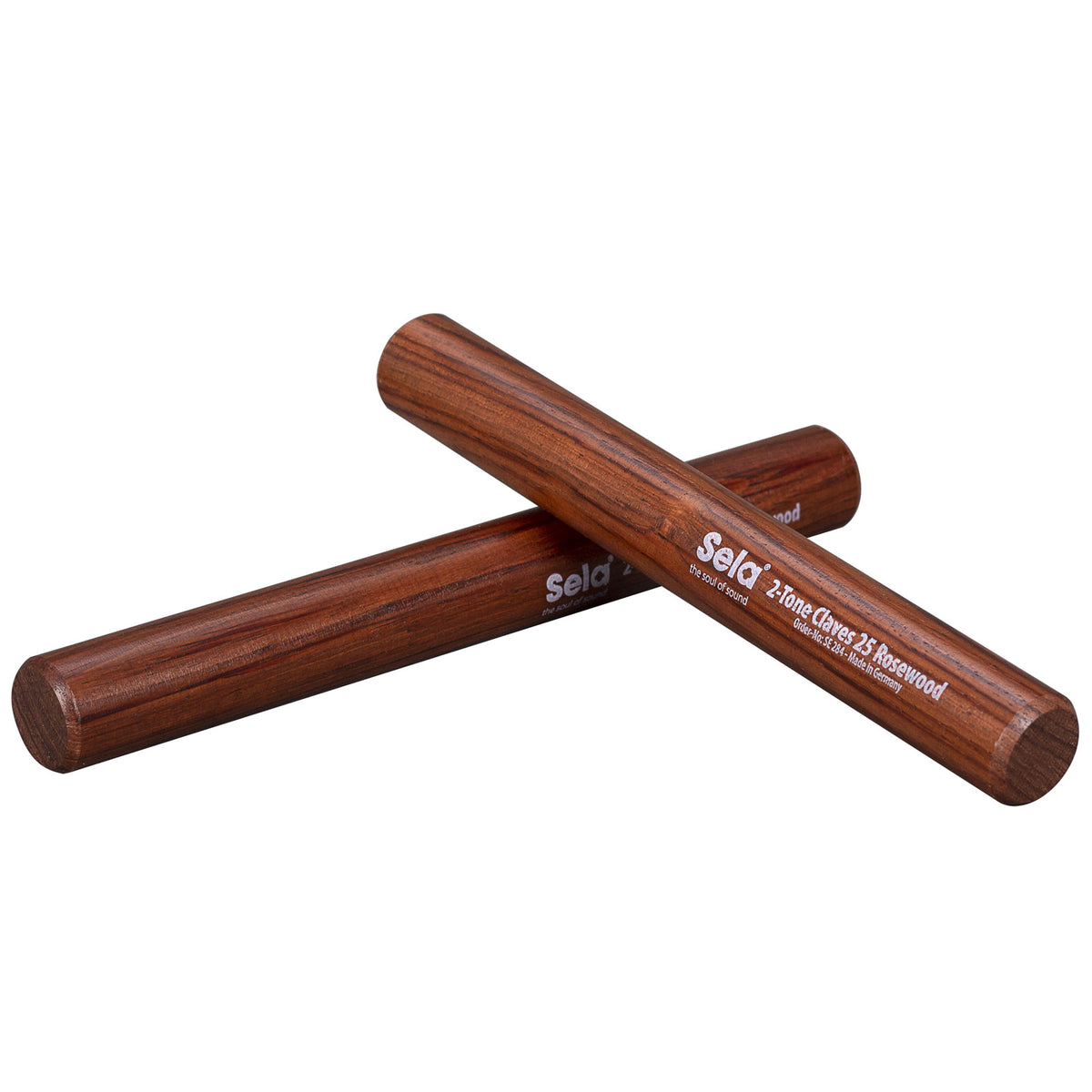 Tweekleurige claves 25 palissander Se 284