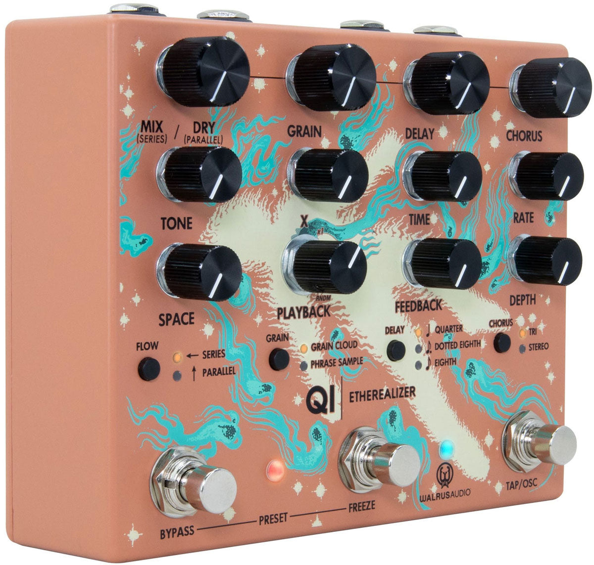 Qi Etherealizer Terracotta - Granulair effect met reverb, delay en chorus