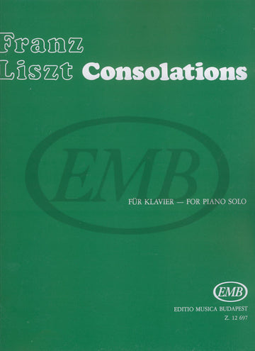 Liszt Franz - Consolations - Piano