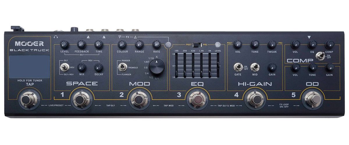 Multi-effecten pedaalcombinatie