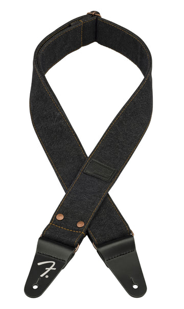 X Wrangler Geklonken denimriem Zwart