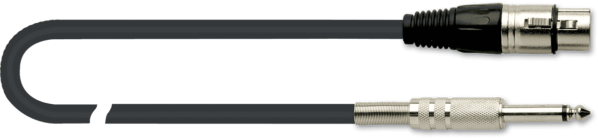MX777-9 Cable XLR Femelle - Jack Mono 9 M